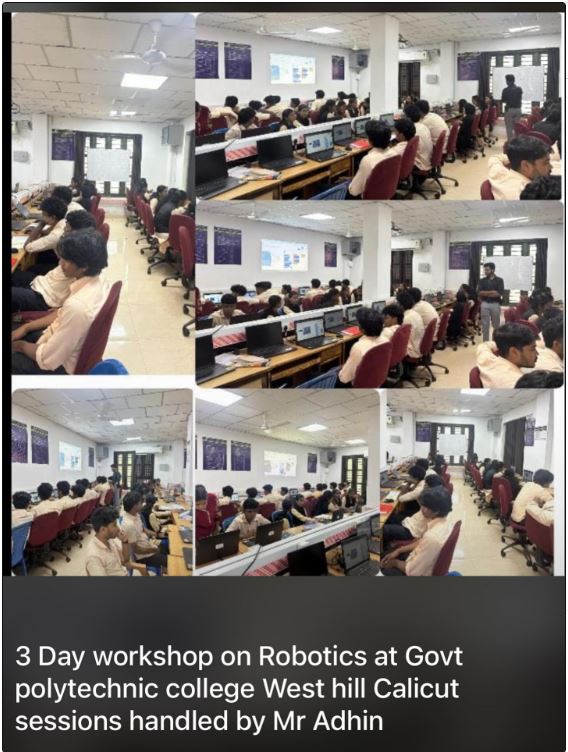 Robotics workshop With support from ICT KERALA 2025 DECEMBER